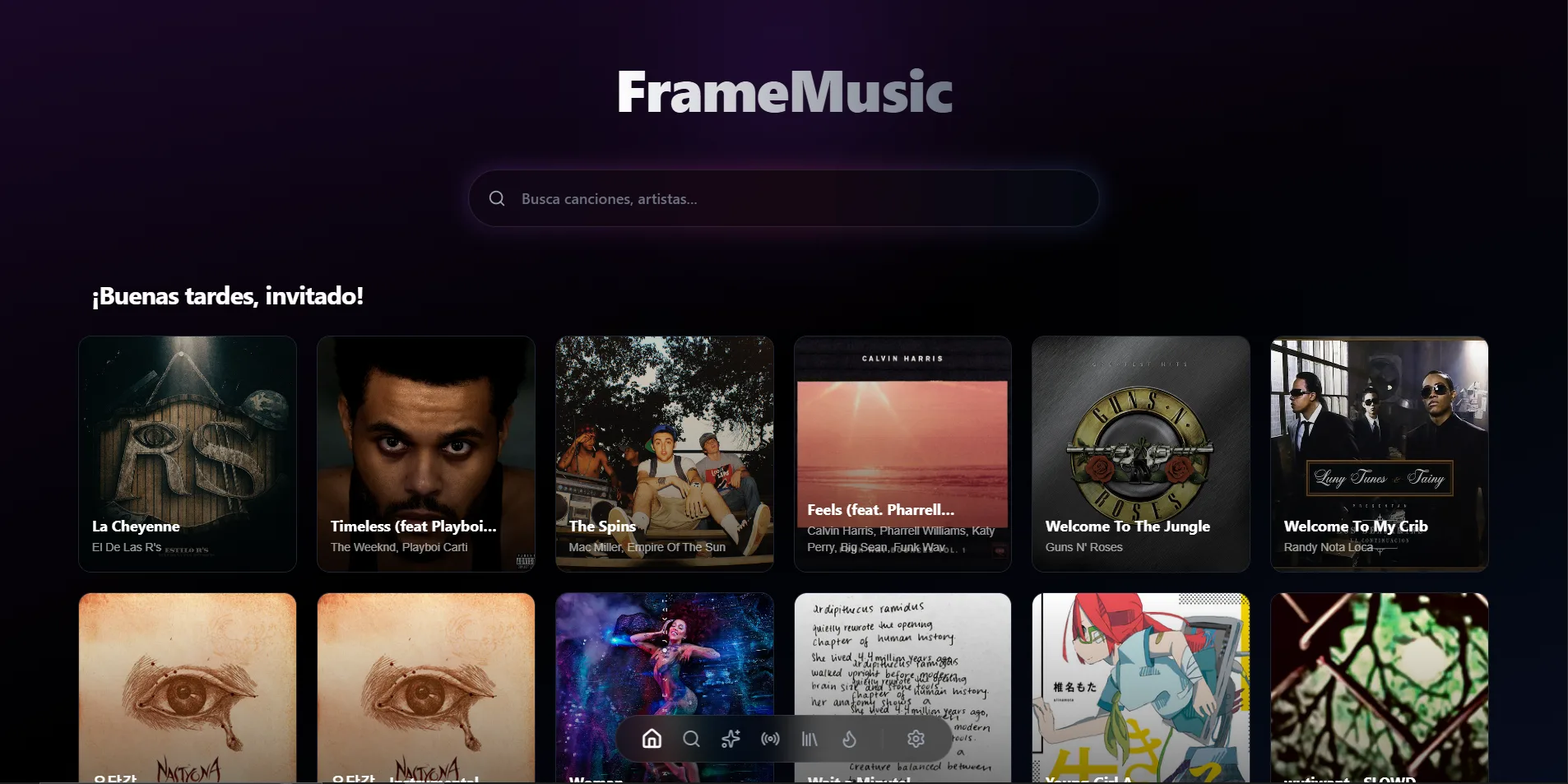 FrameMusic Preview